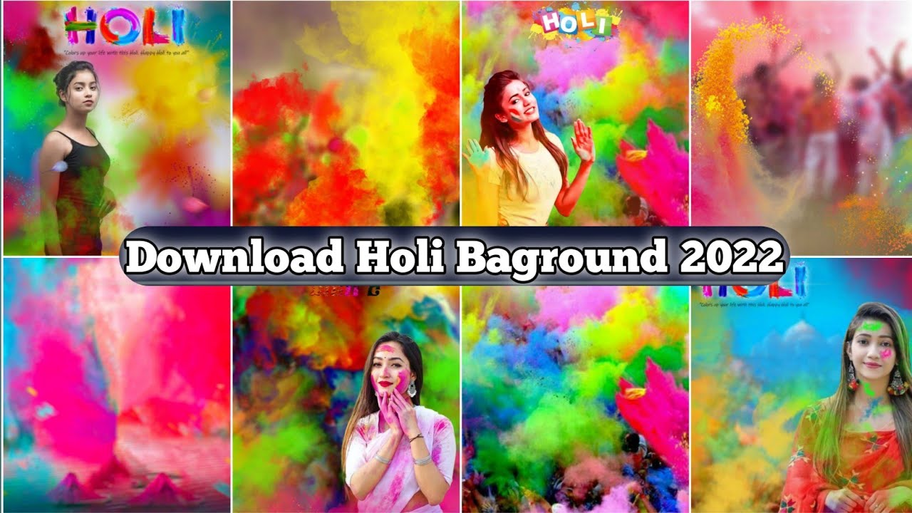 New Holi Background Download Holi Photo Editing 2022 Holi Ka Baground Image  Download Kare || - YouTube