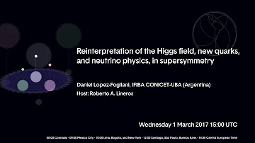 [W36] Daniel Lopez-Fogliani: Reinterpretation of the Higgs field, new quarks, and neutrino ...