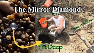 EXTREMELY RARE CRYSTAL CLEAR DIAMOND FOUND! - 75 lb Agate Discovered!! (New Record)