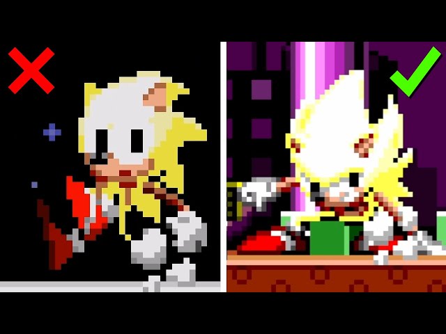 An Amazing Sonic Sprites in Sonic 1 ~ 4L1N's Sonic ~ Sonic Forever mods ~  Gameplay 