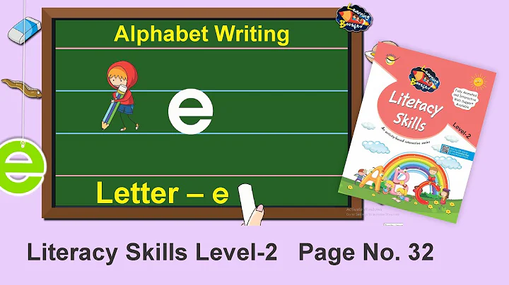 English Small Letter Writing | Letter e | Writing ...
