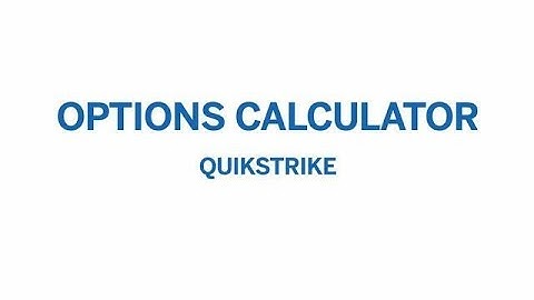 Option Calculator