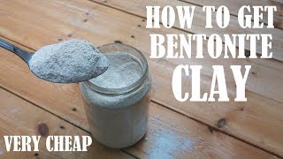 How to MAKE a BENTONITE CLAY from KITTY LITTER!!