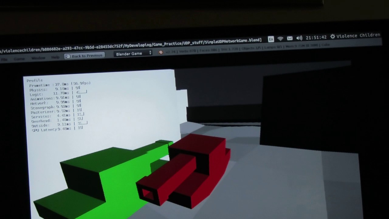 Blender Game Multiplayer Success YouTube