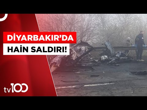 Diyarbakır'da Polis Aracına Saldırı | Tv100 Haber