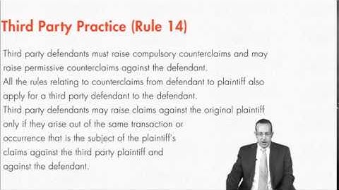 Module 5.6: Counterclaims and Cross claims