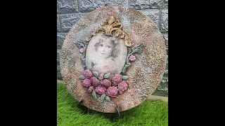 كيف تصنع تابلوه خشب - decoupage