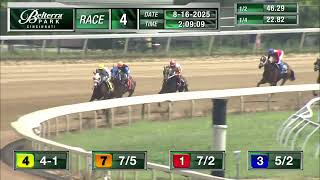 RACE 4 PROGRAM 8 16 2025