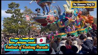 Tokyo Disneyland Float Parade 2024. Iphone 7s shot. The Simeons Vlog Oz.