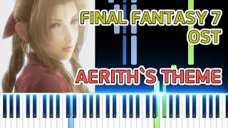 [OST] FF7 Aerith's Theme (Piano Tutorial) - D.Dra