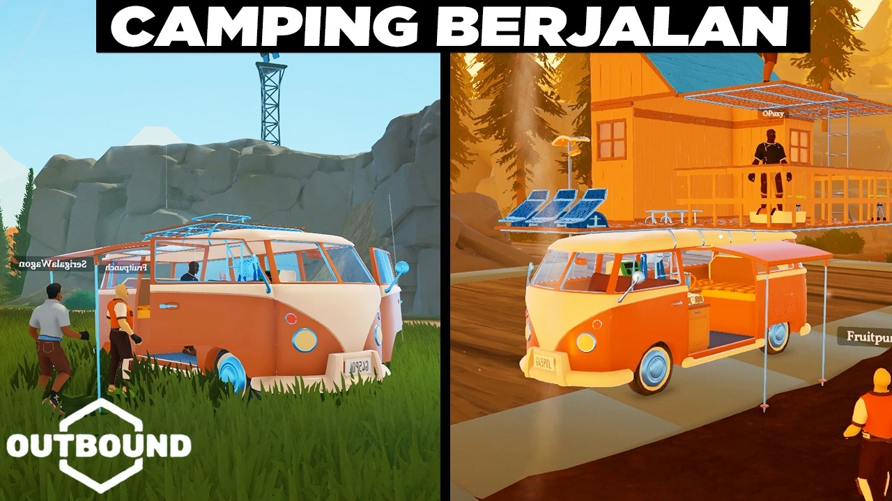 Hidup Bersama Dalam Satu Mobil BerTingkat Rumah 😂😂 Outbound Demo
