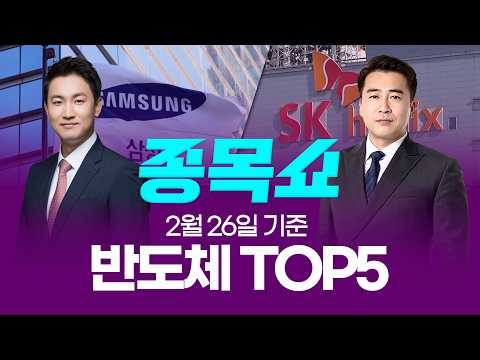 '엔비디아 호실적' 환호한 코스피, 상한가 임박한 종목 TOP6ㅣ 종목쇼 ㅣ260226