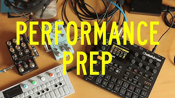 Prep for Experimental/Ambient Performance | Digitakt, OP-1, Chase Bliss blooper and Warped Vinyl