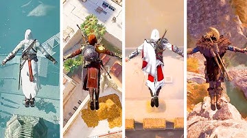 Evolution of Jumping From the Highest Points in Assassin