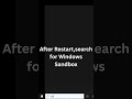 Windows Sandbox, Secret Second PC Inside Your Computer
