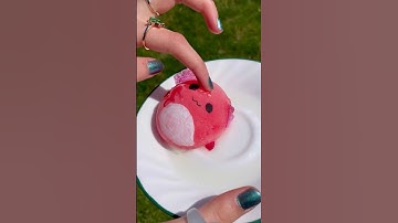 BURYING My PINK AXOLOTL SQUISHMALLOW NANO TAPE Squishy! 😭😔💖🧊 *rip diy nano tape balloon*