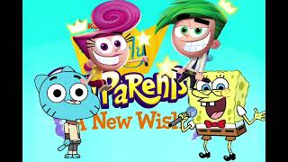 Fairly Oddparents A New Wish Theme Song, But Gumball And Spongebob Sing It
