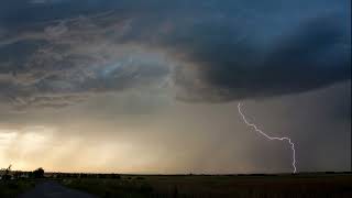 Timelapse - Turbulent base of the weak storm