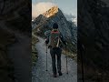A long mountain ascent ⛰️ #Shorts