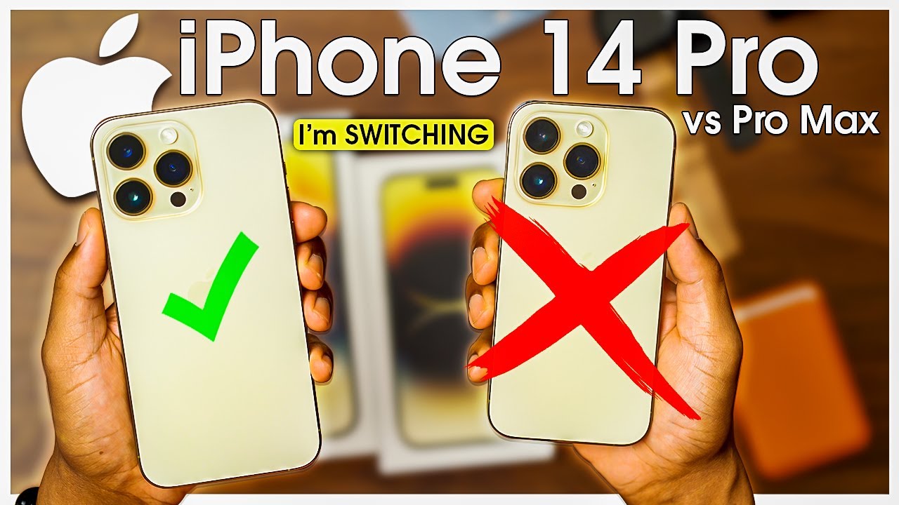 WHICH ONE!? iPhone 14 Pro Max vs iPhone 14 Pro (DON'T PICK WRONG
