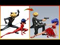 Miraculous ladybug and catnoir transformation spy  miraculous art