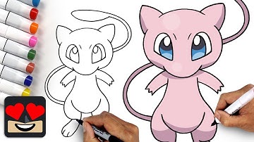 How To Draw Pokemon Mew for Beginners