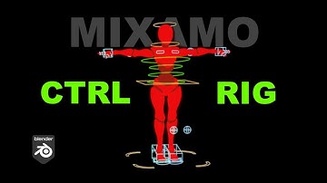 MIXAMO Control Rig Tutorial in Blender 3.6.4