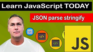 Learn JavaScript use JSON parse and Stringify for JavaScript objects and arrays as JSON data