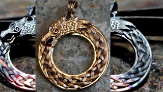 making celtic jewellery - jewelry handmade