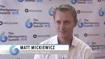 Matt Mickiewicz, Hired, at The Montgomery Summit 2015