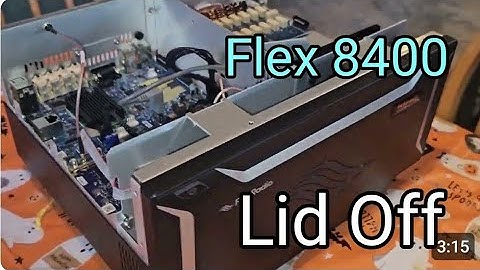 Flex 8400 Lid Off
