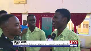Nsmq 2025: Okess Escaped A Final - Round Heart Attack To Snatch A One - Eighth Slot. Resimi