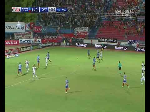 GOAL  (AHMET HASSAN)  PANIONIOS VS OLYMPIACOS FC 0-1