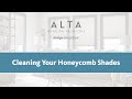 Cleaning Your Honeycomb Shades