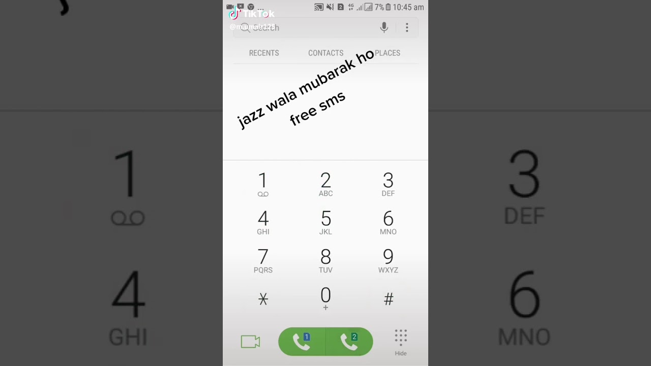 Jazz free sms pakage