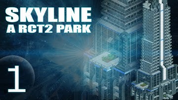 RollerCoaster Tycoon 2 Skyline Park [Part 1] "Constructing the Skyscraper"