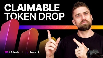 Claimable ERC20 Token Drop on your own website with Thirdweb