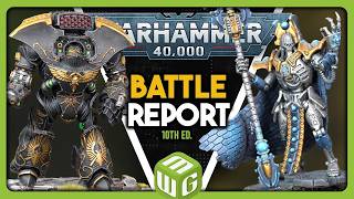 Madness Consumes Them | Necrons vs Adeptus Custodes Warhammer 40K 10th Edition Battle Report Ep 88