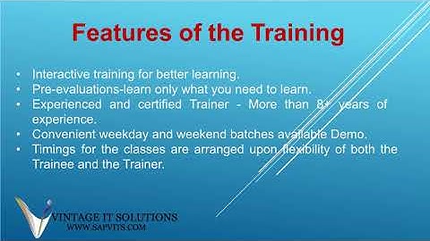 SAP IDM Training Video