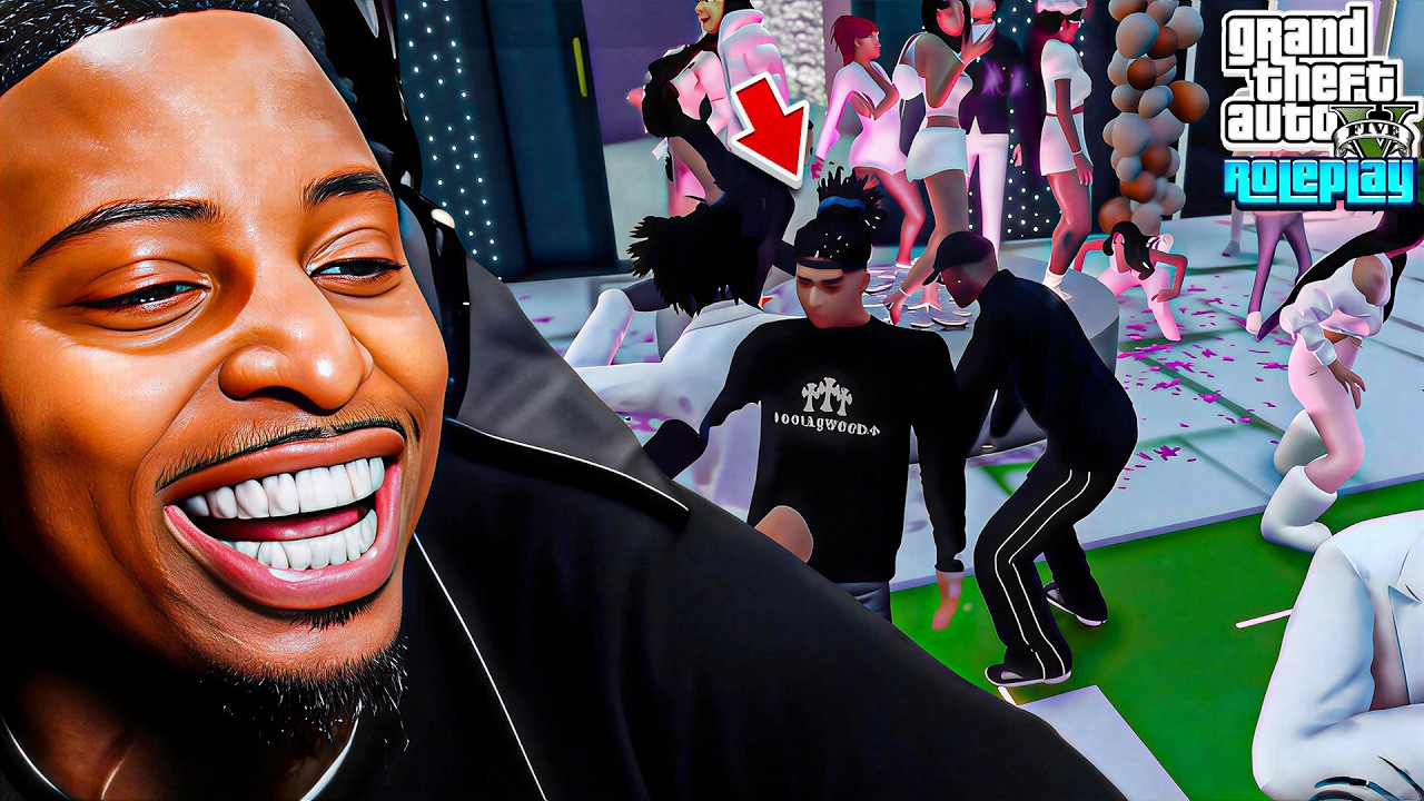 FunnyMike & Yungeen Ace TOOK OVER A BLOCK PARTY In GTA 5 RP.. 😭