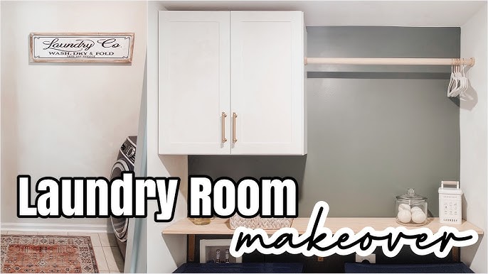 28 Pretty & Functional Laundry Room Shelving Ideas