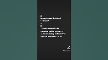 Free Advanced Statistical Software