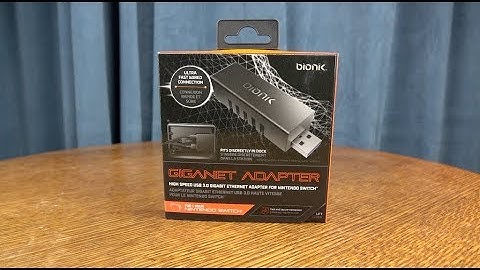 Nintendo Switch Giganet Adapter by Bionik