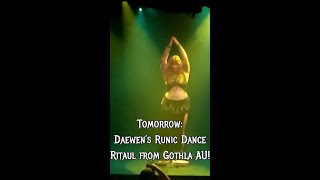 MORE #Daewen #dance tomorrow - #runic #ritual #gothla