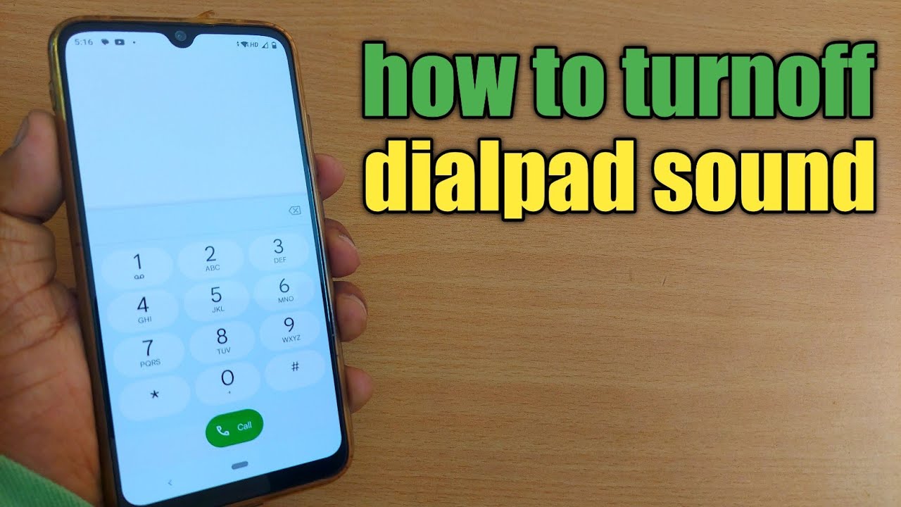 How To Stop Dial Pad Sound How To Turn Off Dial Pad Noise YouTube