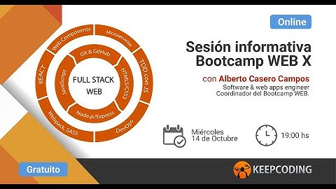 Sesión informativa: Full Stack Web Bootcamp - X Edición