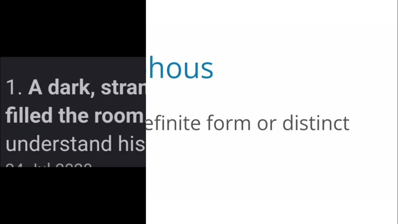 Amorphous meaning, sentence and pronunciation - YouTube