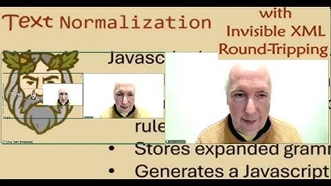 Alain Couthures - Text Normalization with invisible XML Roundtripping