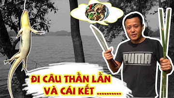 Đi câu rắn mối (thằn lằn) bên hồ, và cái kết bất ngờ!