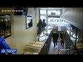 Robbers locked in the shop